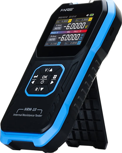 Tester de Servicio Fnirsi HRM-10 para medición de resistencia interna y tensión de batería/acumulador