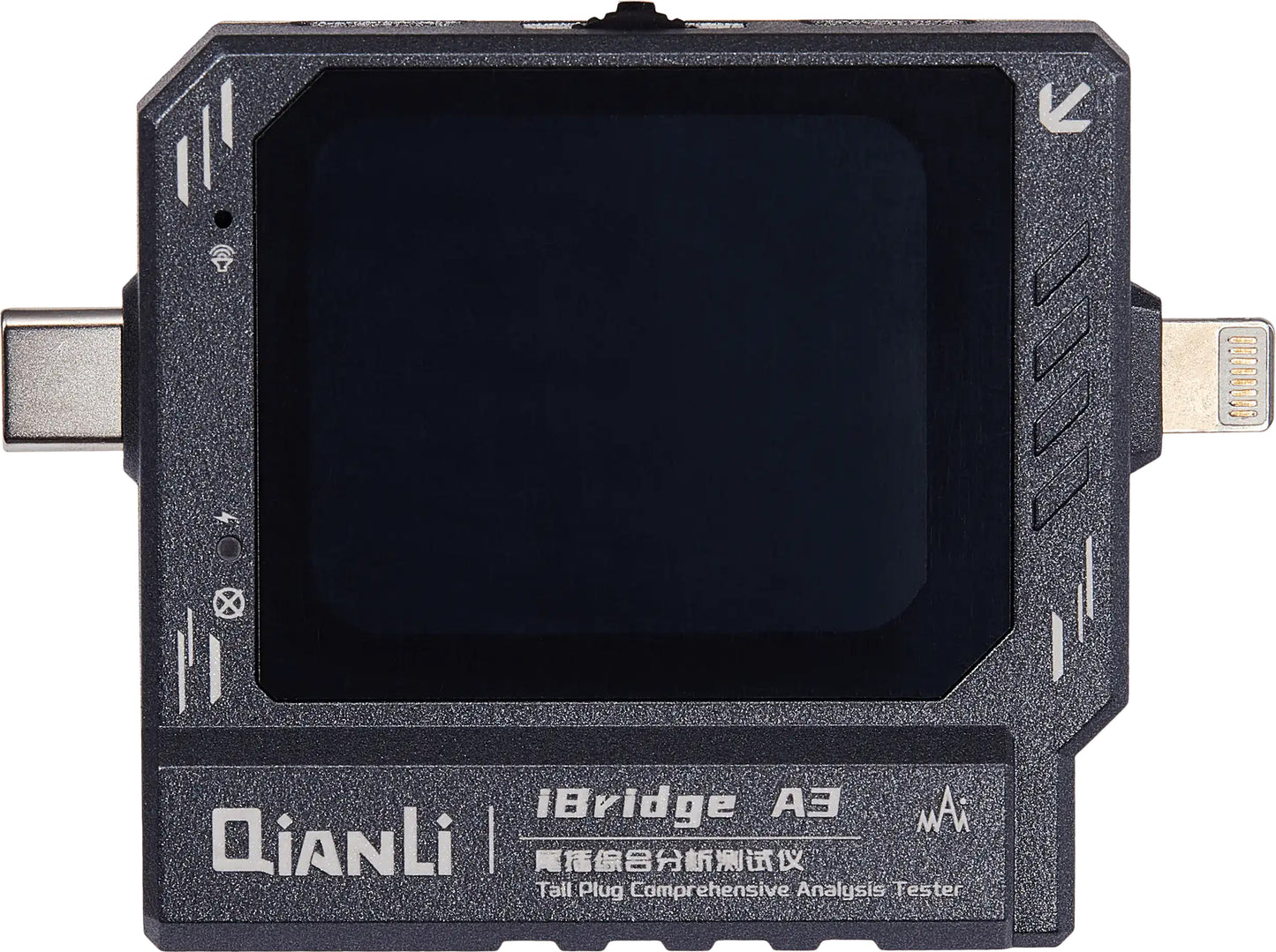 Tester de Servicio QIANLI iBridge A3, Lightning (8 Pines) / USB-C (24 Pines)
