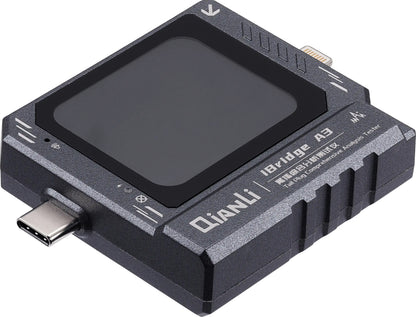 Tester de Servicio QIANLI iBridge A3, Lightning (8 Pines) / USB-C (24 Pines)