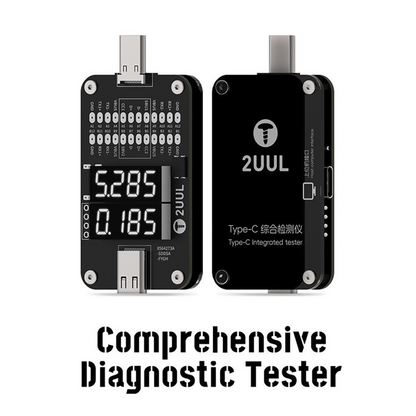 Tester de Voltaje 2UUL PW32, USB-C