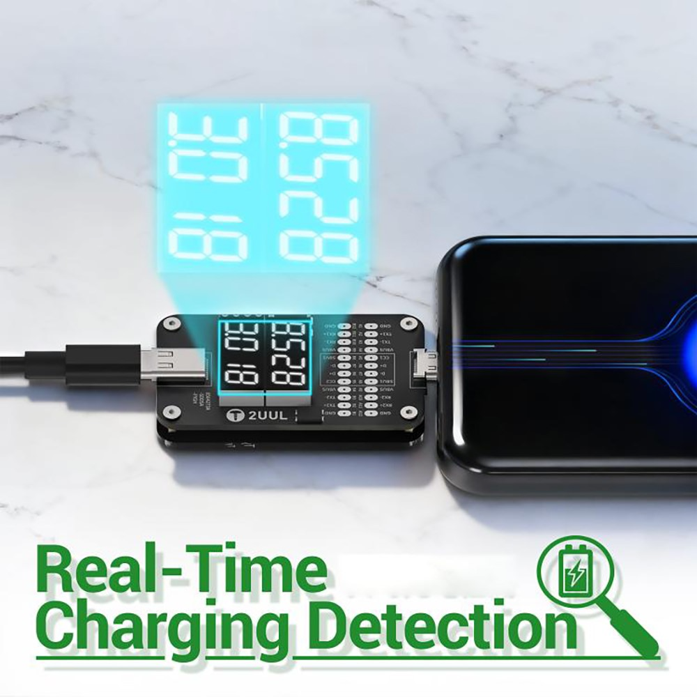 Tester de Voltaje 2UUL PW32, USB-C