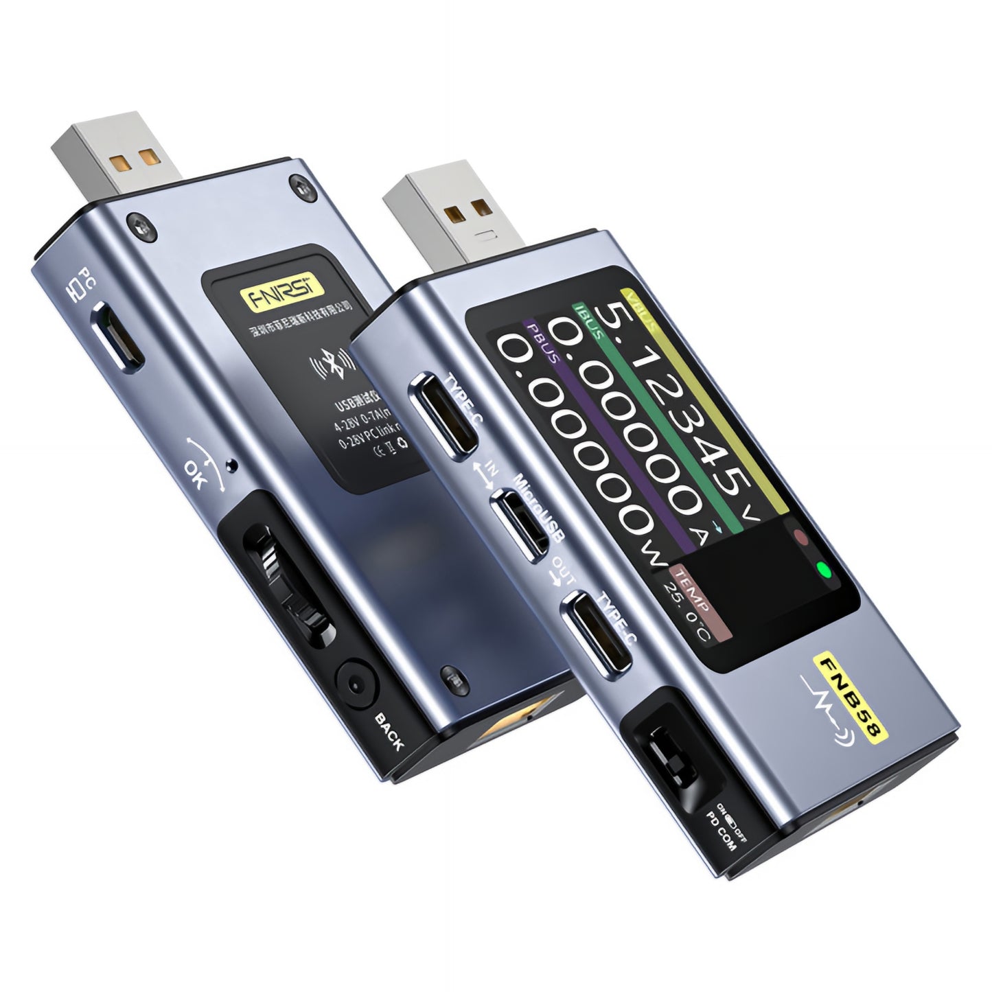 Tester de Voltaje Fnirsi FNB58