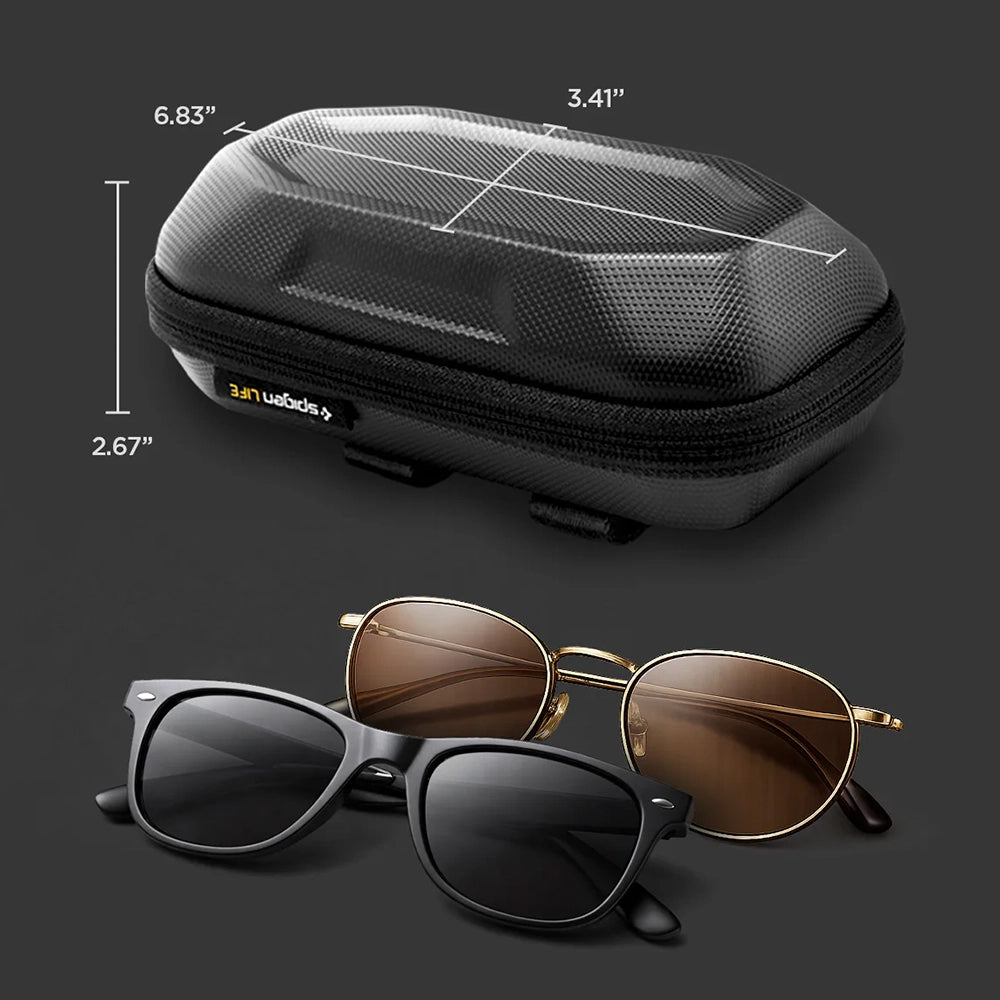 Estuche para Gafas Spigen LF520, 224.8mm x 86.9mm x 69.9mm, Negro ACS09444