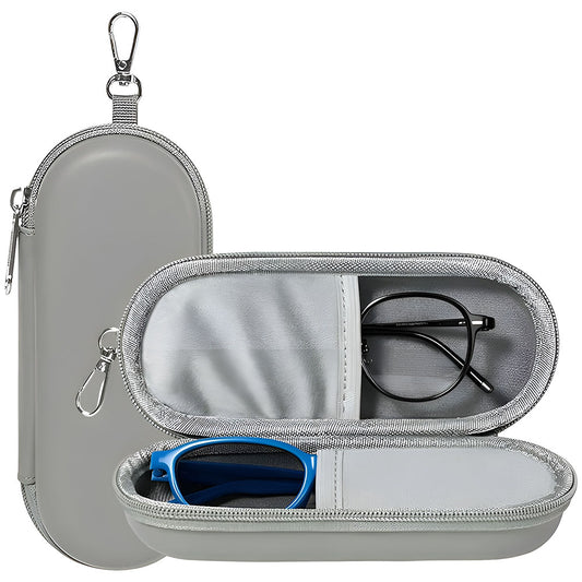 Funda para gafas Techsuit ETJ3, 165mm x 65mm x 40mm, Gris