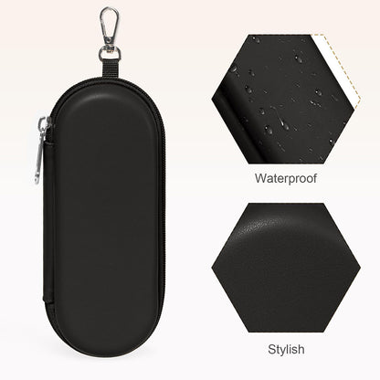 Funda para gafas Techsuit ETJ3, 165mm x 65mm x 40mm, Marrón