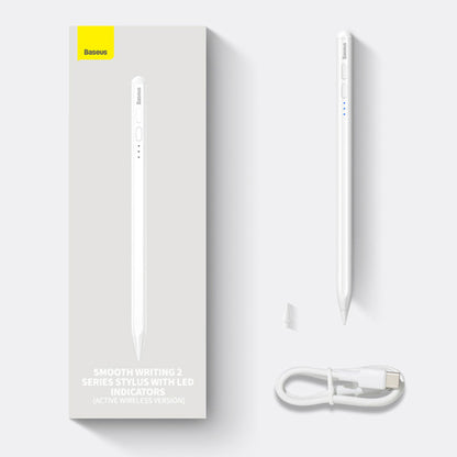 Touch Pen Baseus Smooth Writing 2 Series para Apple iPad, versión activa, blanco SXBC060402