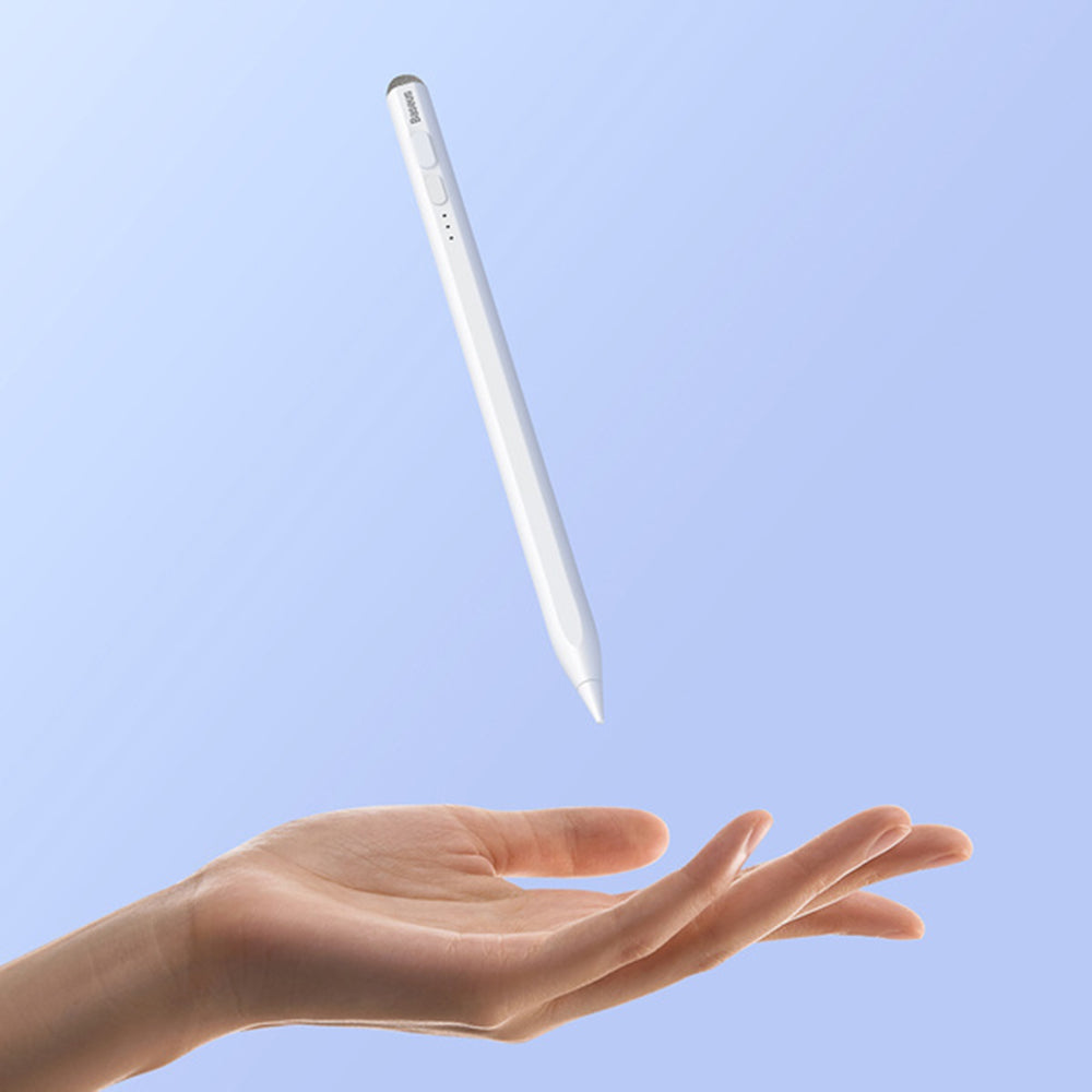 Touch Pen Baseus Smooth Writing 2 Series para Apple iPad, versión activa / pasiva, blanco SXBC060302 