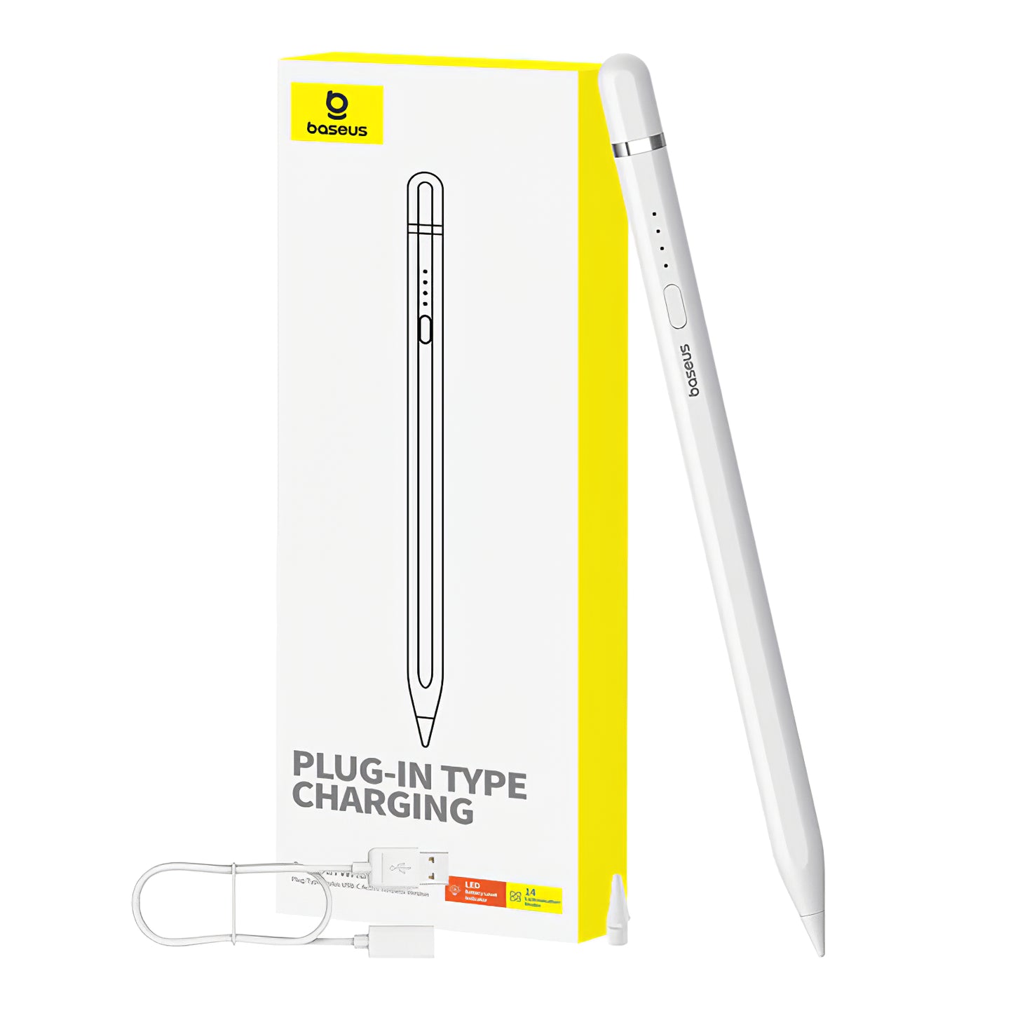 Touch Pen Baseus Smooth Writing 2 Series para Apple iPad, versión activa, blanco P8001580621111-00 