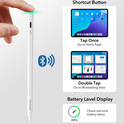 Touch Pen ESR Geo para Apple iPad, Versión Activa, Blanco