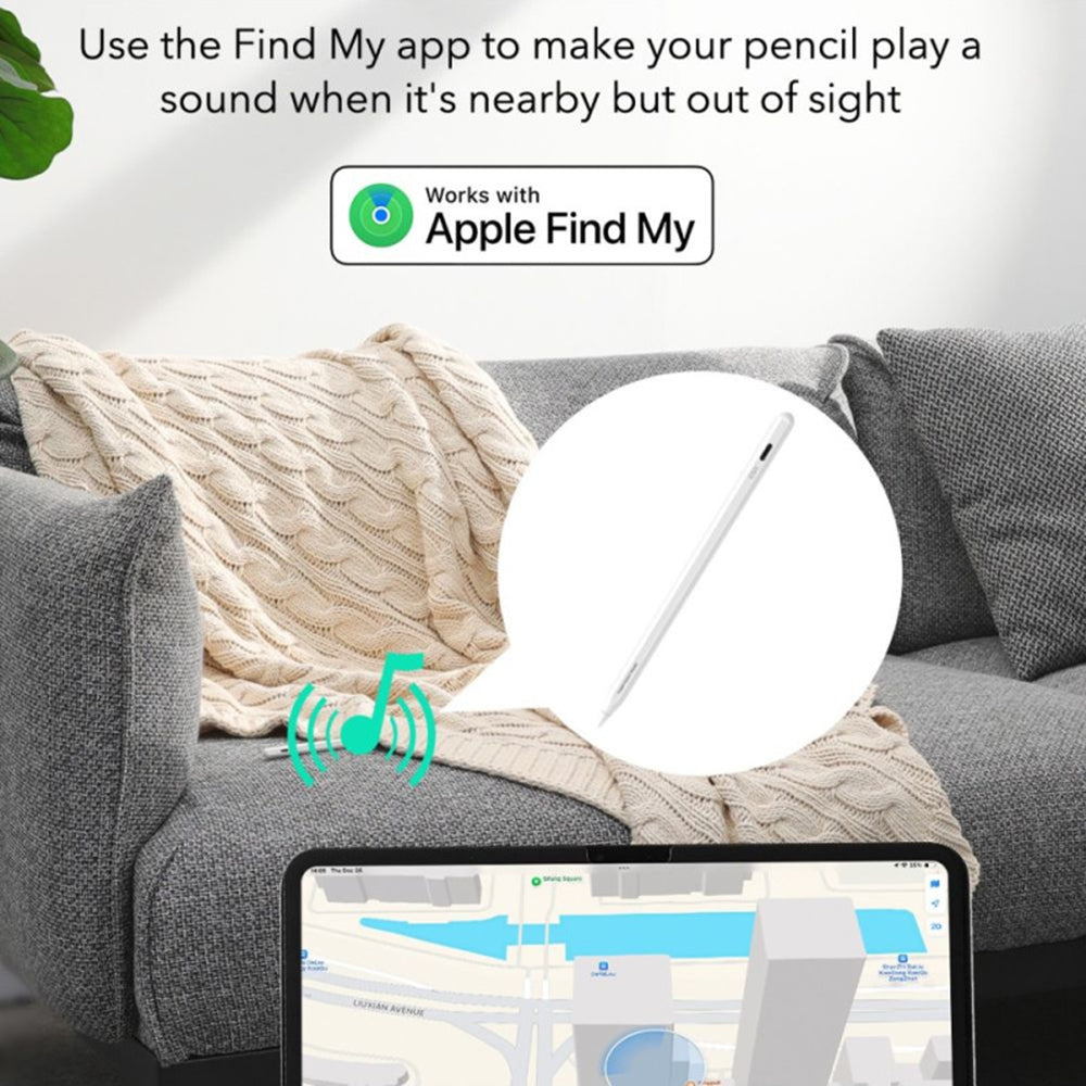 Touch Pen ESR Geo para Apple iPad, Versión Activa, Blanco