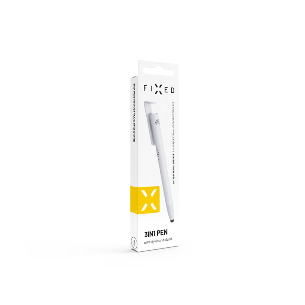 Touch Pen Fixed, 3in1, Blanco