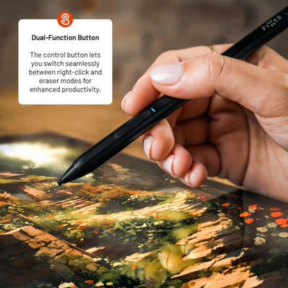 Touch Pen Fixed Graphite Active para dispositivos con soporte MPP, Negro