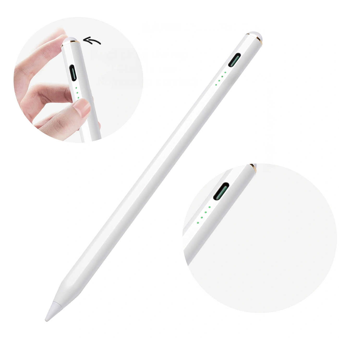 Touch Pen Joyroom JR-X9S para Apple iPad, Versión Activa, Blanco