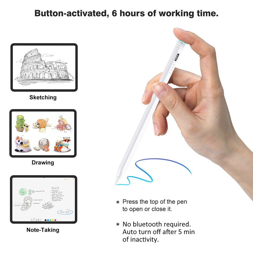 Touch Pen Lito T3, Versión Activa, Blanco