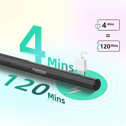 Touch Pen Metapen D1 para Apple iPad, Versión Activa, Negro ME-APP452