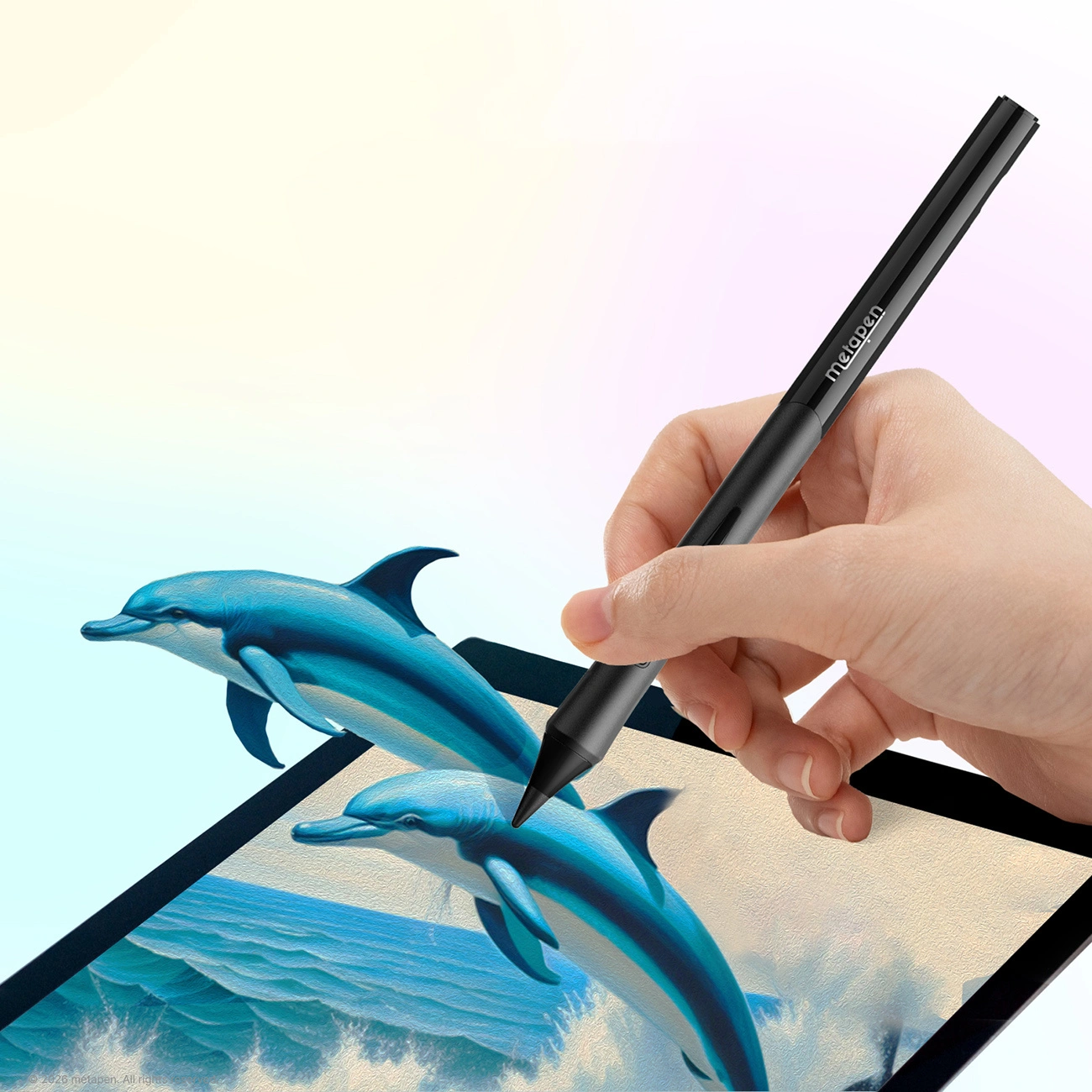 Touch Pen Metapen D1 para Apple iPad, Versión Activa, Negro ME-APP452