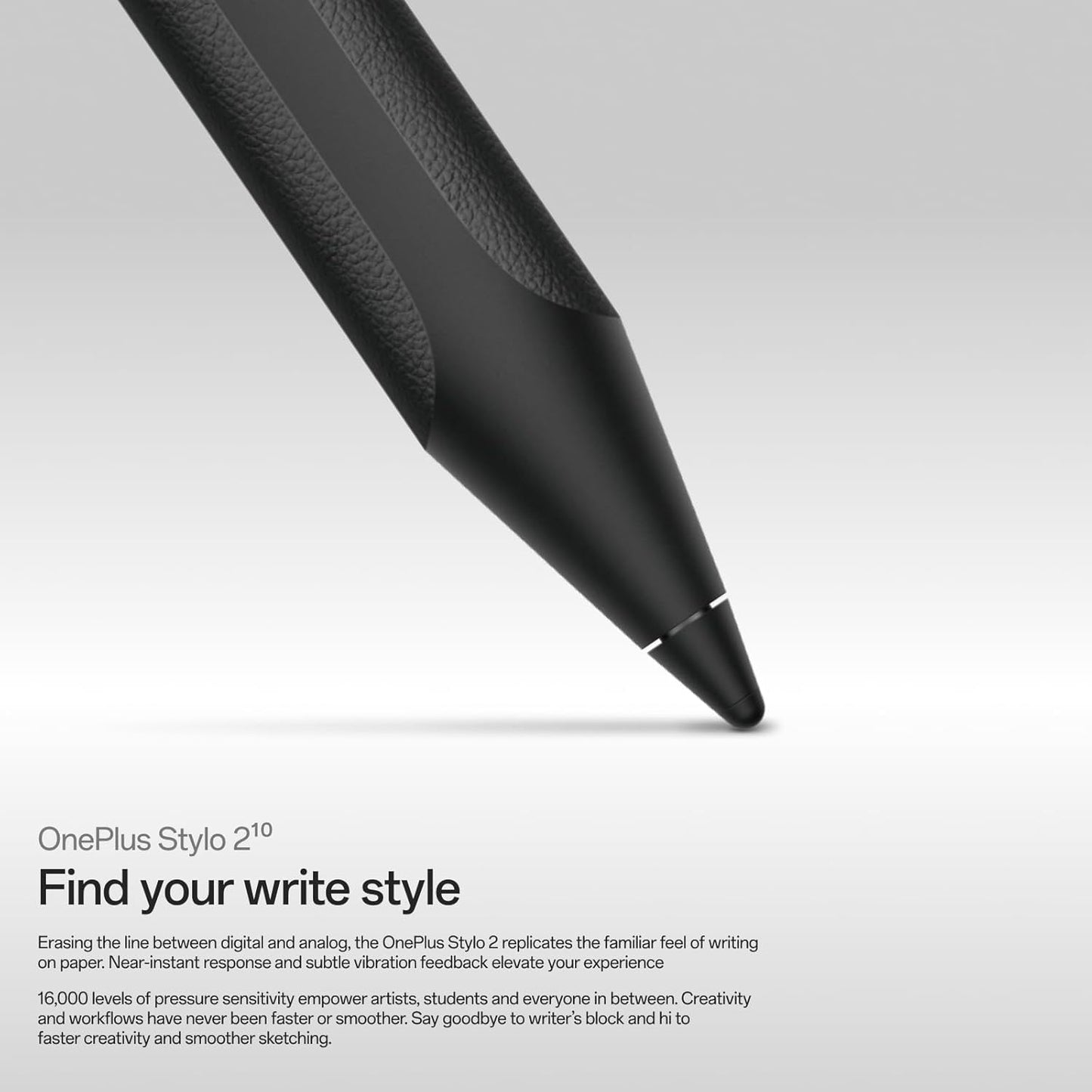 Touch Pen Stylo 2 para OnePlus Pad 3 / Pad 2 / Pad, Negro 5511100086