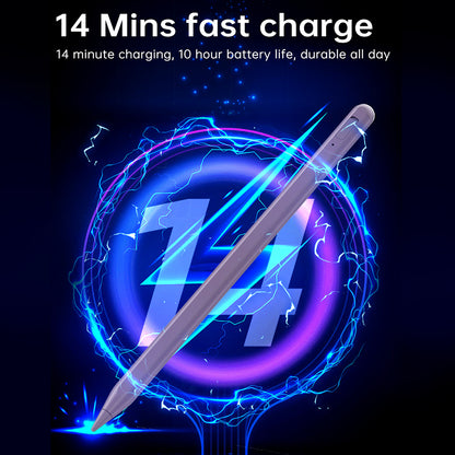 Touch Pen Techsuit AC10SH para Apple iPad, Versión Activa, Negro