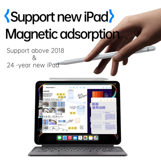 Touch Pen Techsuit AP01 Pro para Apple iPad, Versión Activa, Blanco