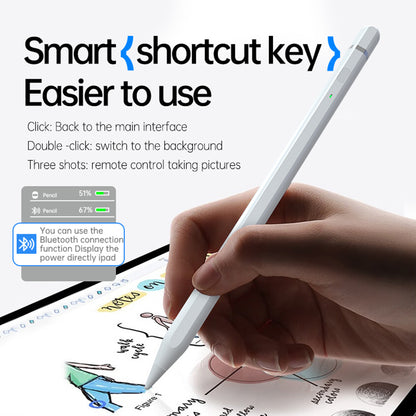 Touch Pen Techsuit AP01 Pro para Apple iPad, Versión Activa, Blanco