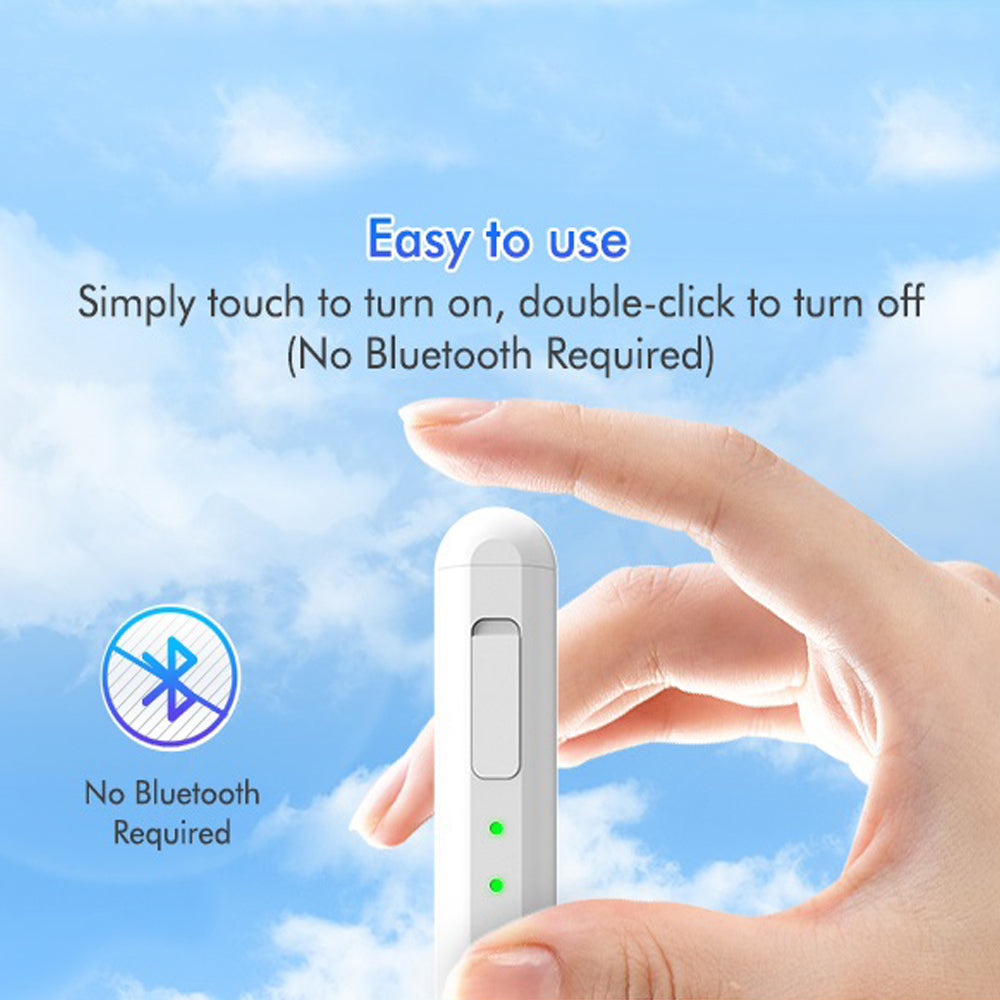 Touch Pen Techsuit AX10-T para Apple iPad, Versión Activa, Blanco