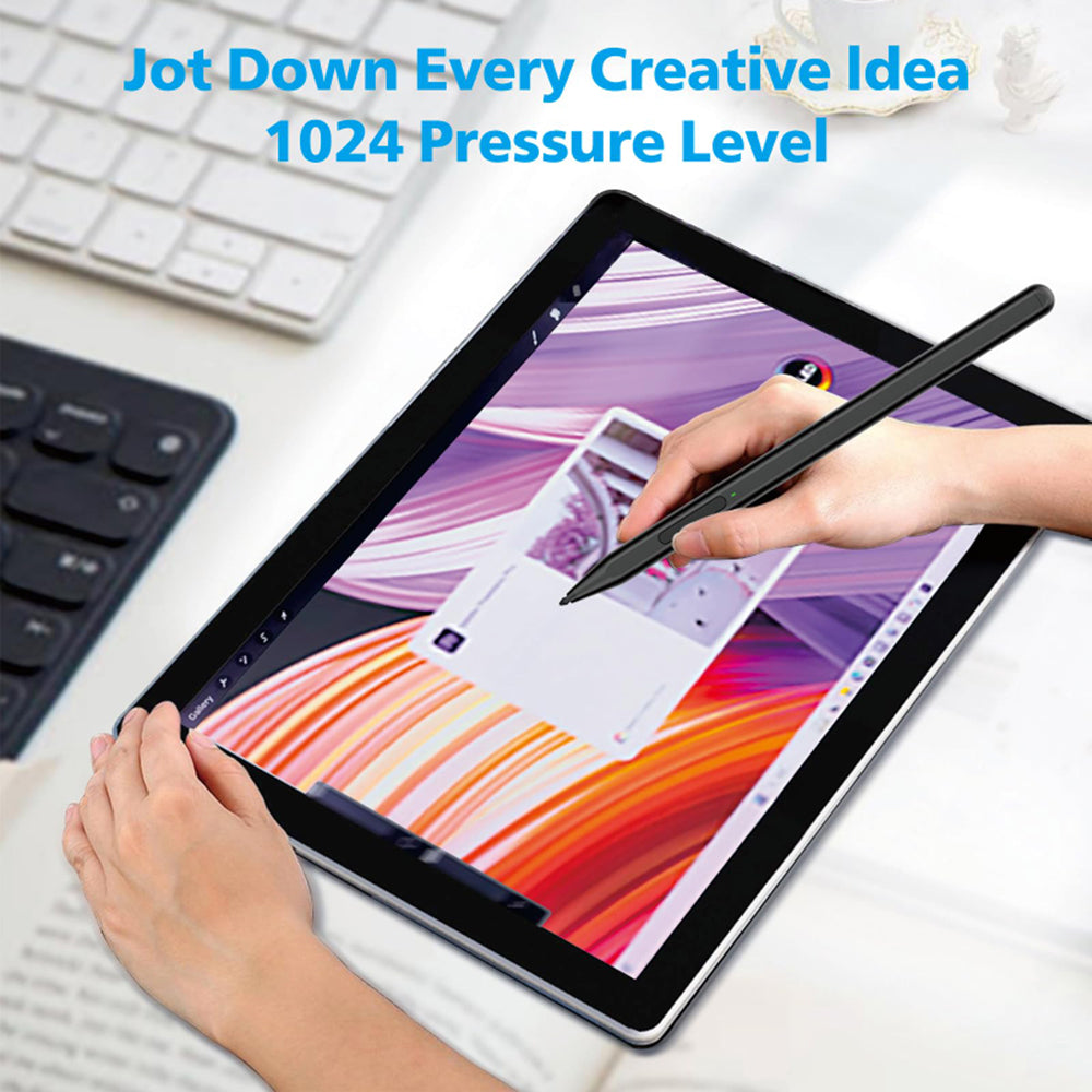 Touch Pen Techsuit F97 para Microsoft Surface, Versión Activa, Negro