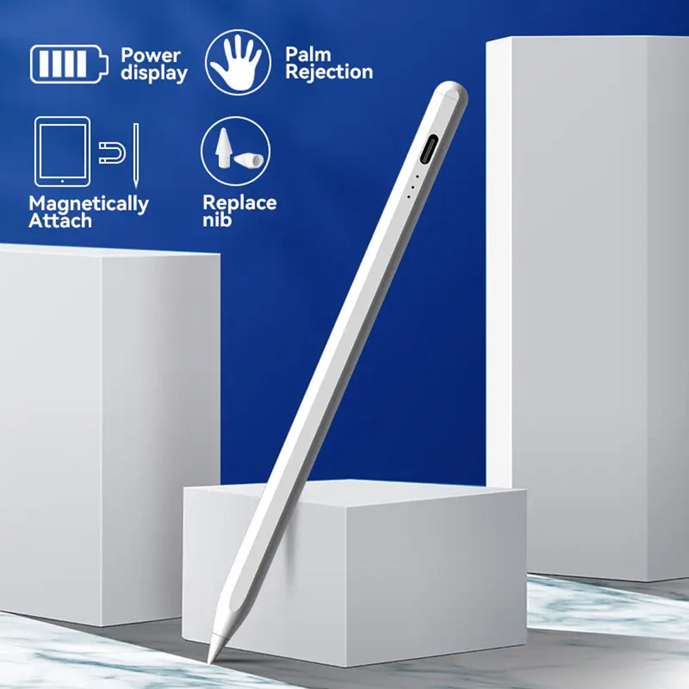 Touch Pen Techsuit JA04 para Apple iPad, Versión Activa, Blanco