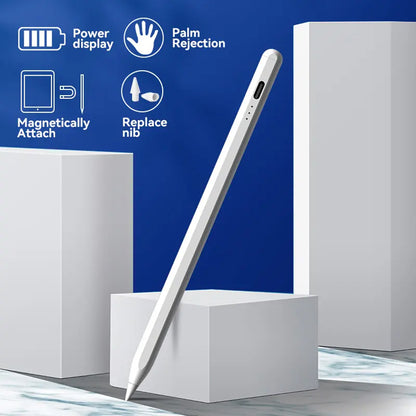 Touch Pen Techsuit JA04 para Apple iPad, Versión Activa, Blanco