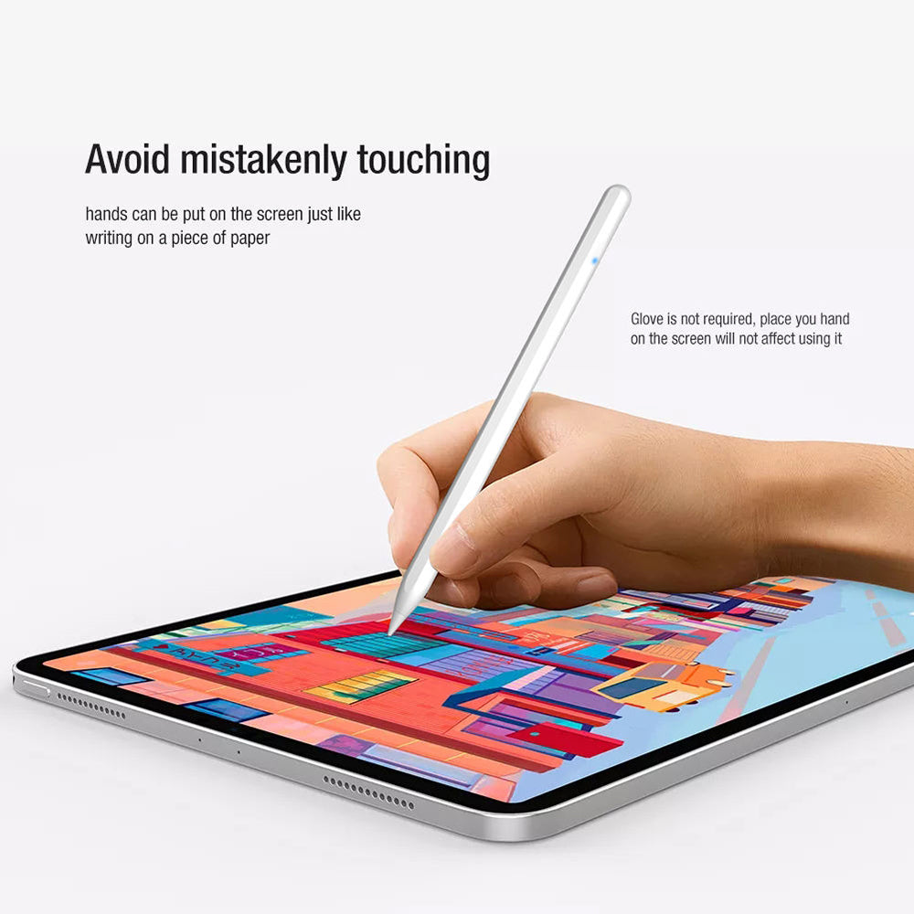 Touch Pen Techsuit M2 para Apple iPad, Versión Activa, Blanco