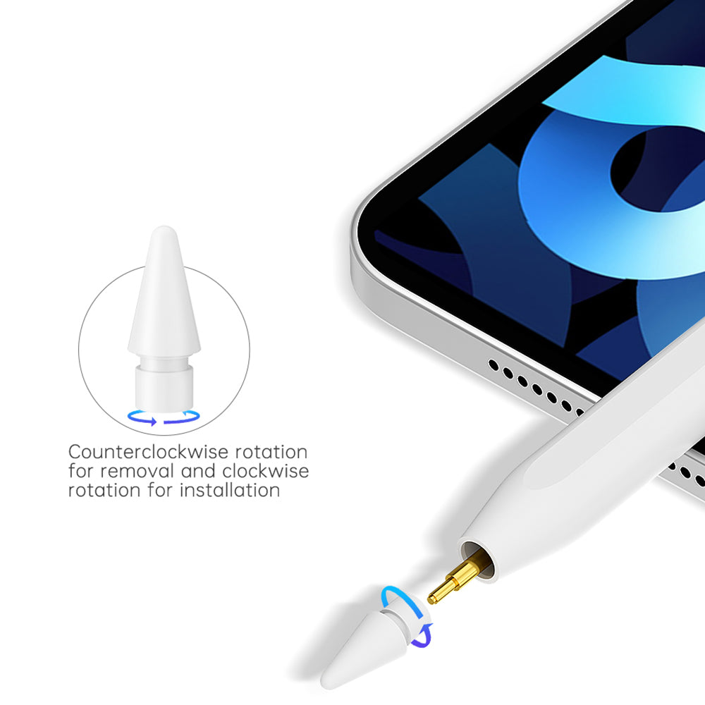 Touch Pen Techsuit V15 para Apple iPad, Versión Activa, Blanco