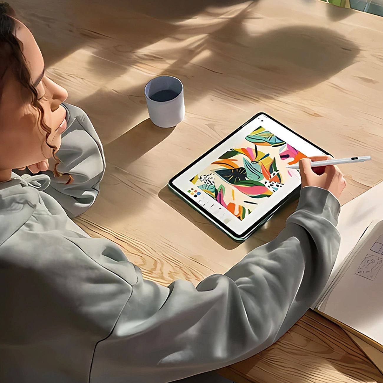 Touch Pen WZK W2268YAS para Apple iPad, Versión Activa, Blanco