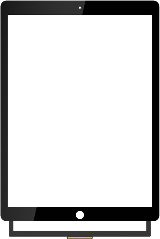 Protector delantero táctil OCA para Apple iPad Pro 12.9 (2017), Negro