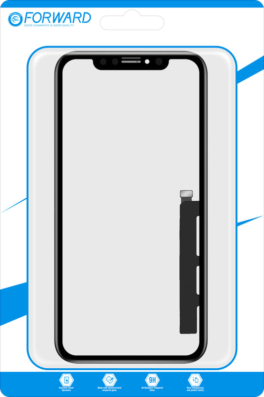 Protector delantero táctil OCA para Apple iPhone XR, versión IC, negro