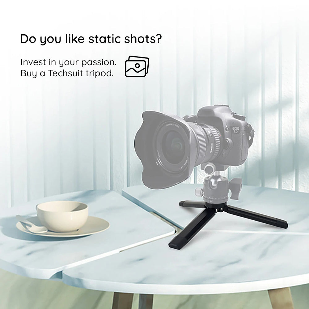 Techsuit TPD2 1/4inch Tripod, Black