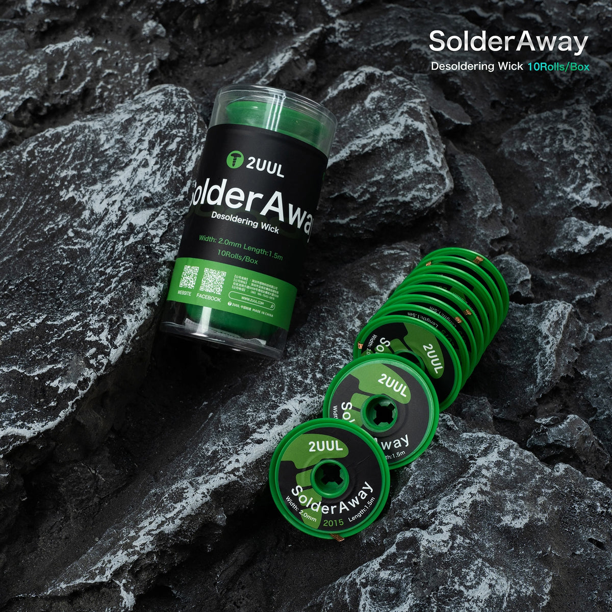 Mecha 2UUL DW15, 2mm, 1.5m, Set de 10 piezas