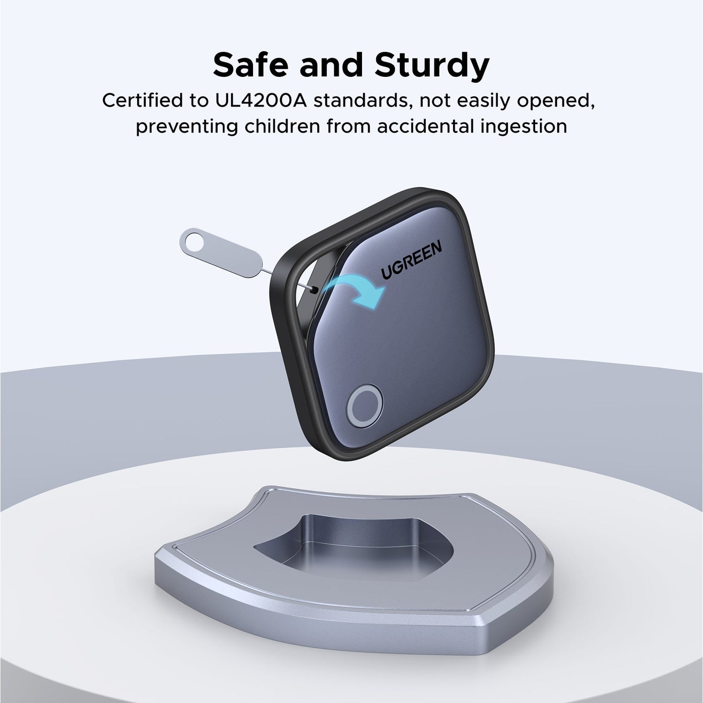 UGREEN SmartTag Pro Smart CM916 (75646P), Negro