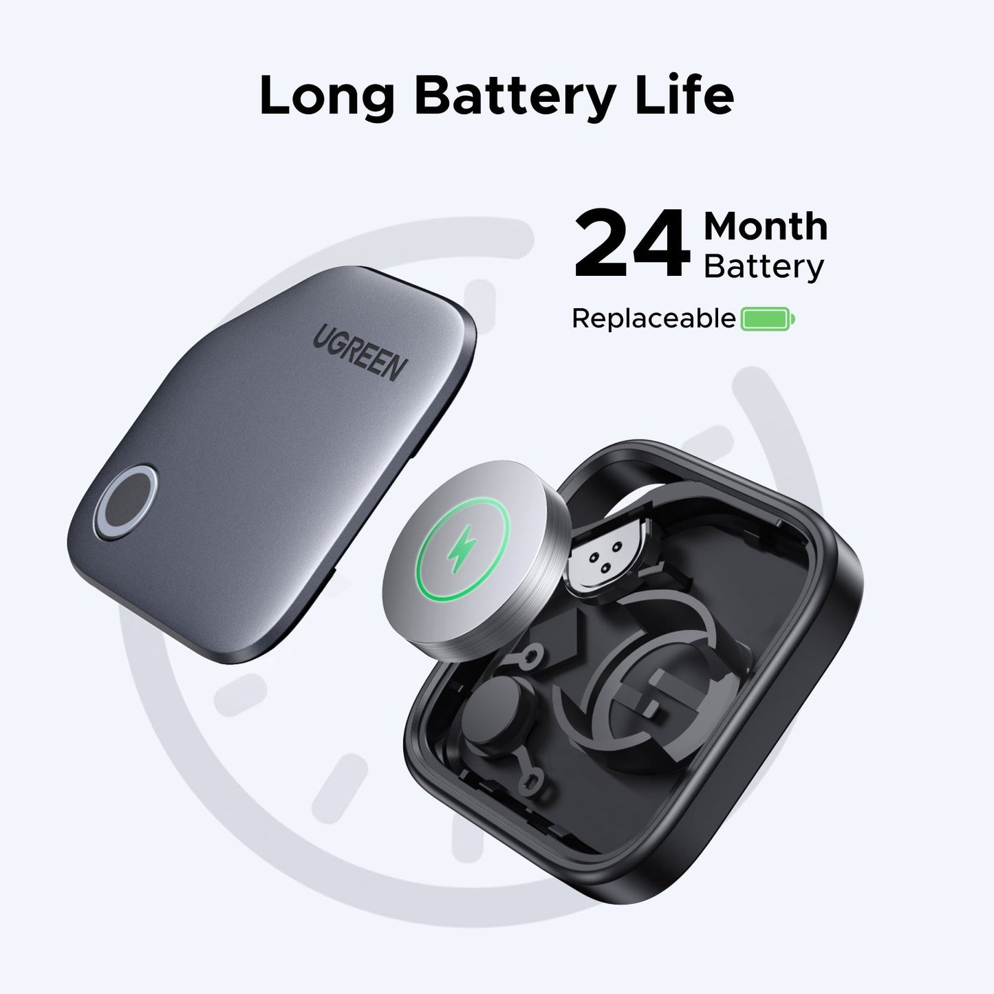 UGREEN SmartTag Pro Smart CM916 (75646P), Negro