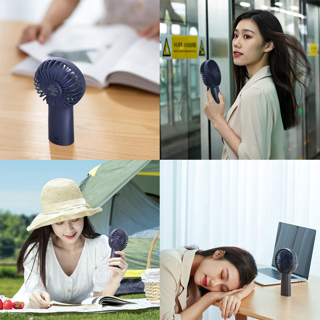 Ventilador Portátil JisuLife F2B, Rosa