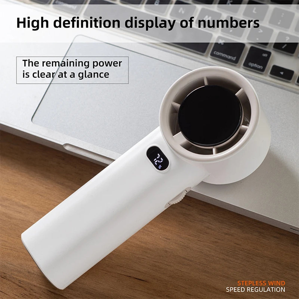 Ventilador Portátil Techsuit K38, Blanco