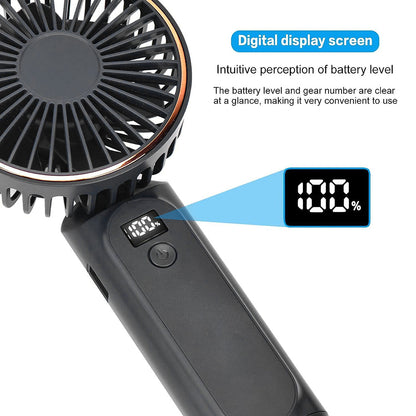 Ventilador Portátil Techsuit M12, Negro