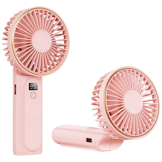 Ventilador Portátil Techsuit M12, Rosa