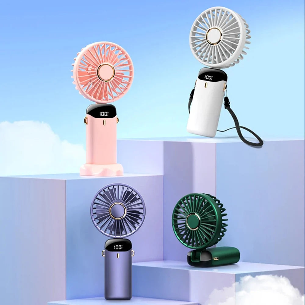Ventilador Portátil Techsuit N15, Violeta