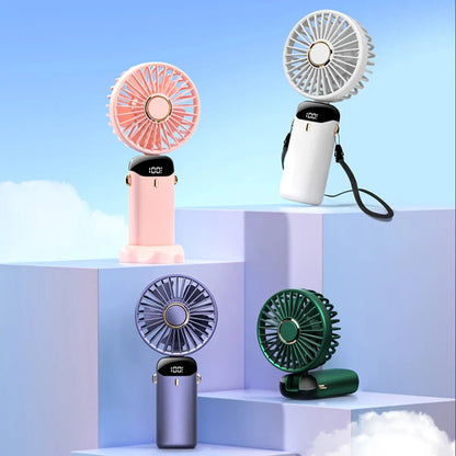 Ventilador Portátil Techsuit N15, Violeta