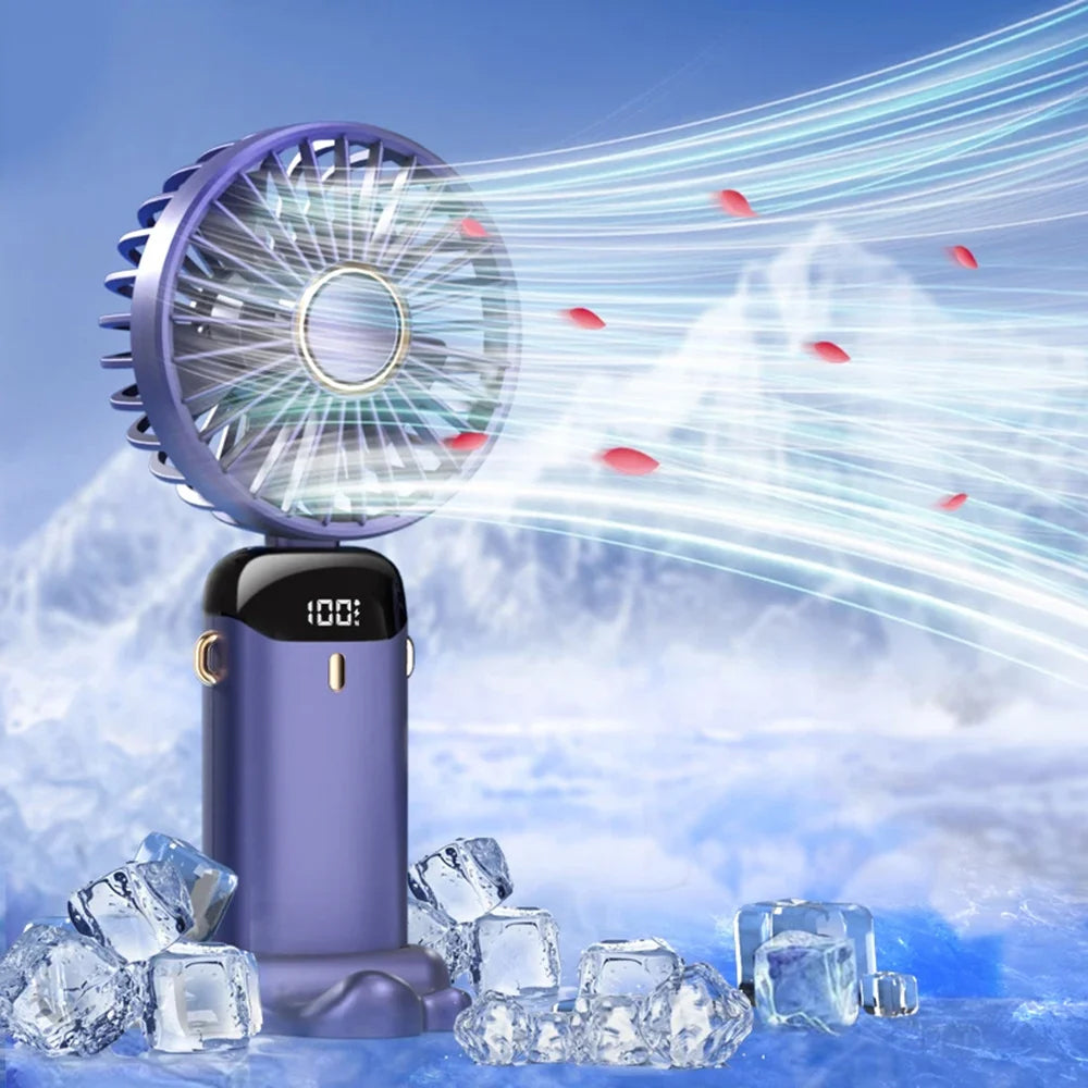 Ventilador Portátil Techsuit N15, Violeta