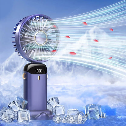 Ventilador Portátil Techsuit N15, Violeta