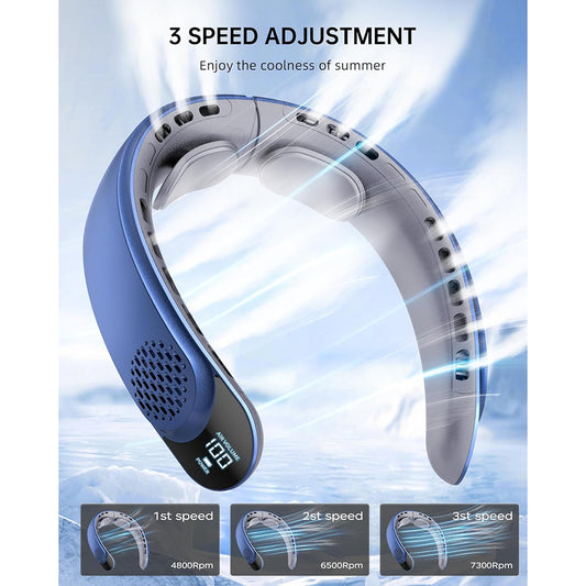 Ventilador Portátil Techsuit S8, Azul