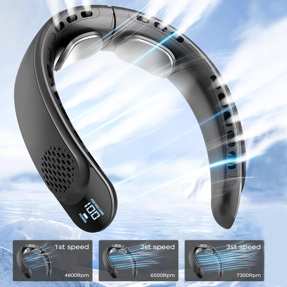 Ventilador Portátil Techsuit S8, Negro