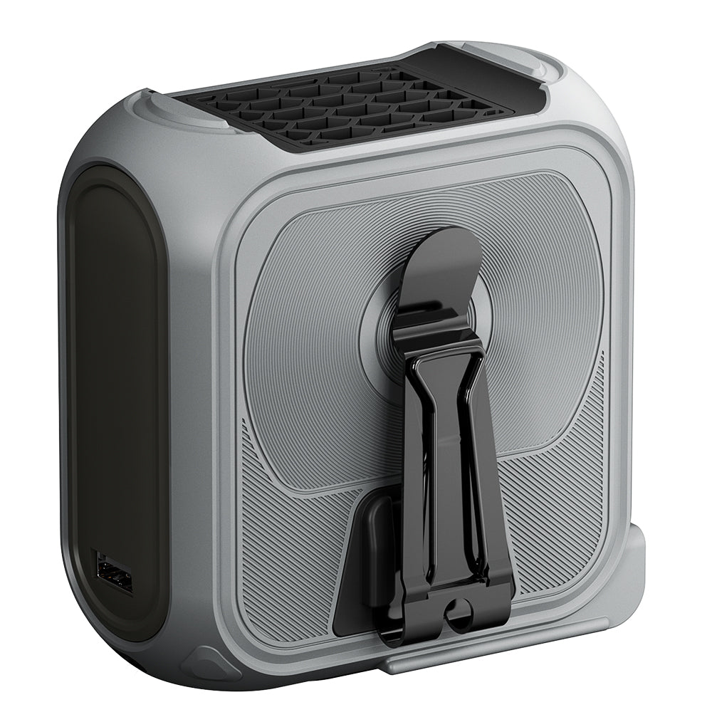 Ventilador Portátil Techsuit Z13 con batería externa 10000mAh, Gris