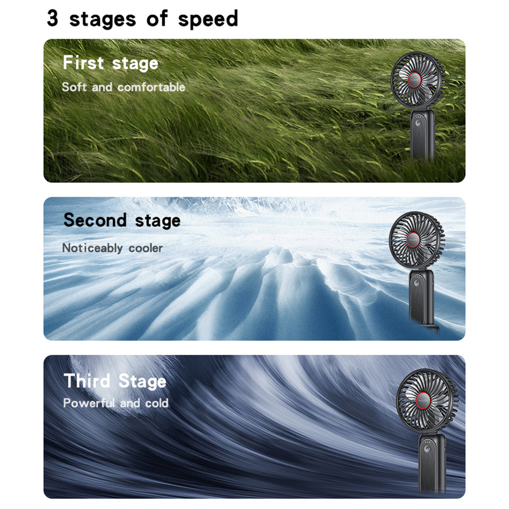 Ventilador Portátil Yesido YF10, Negro