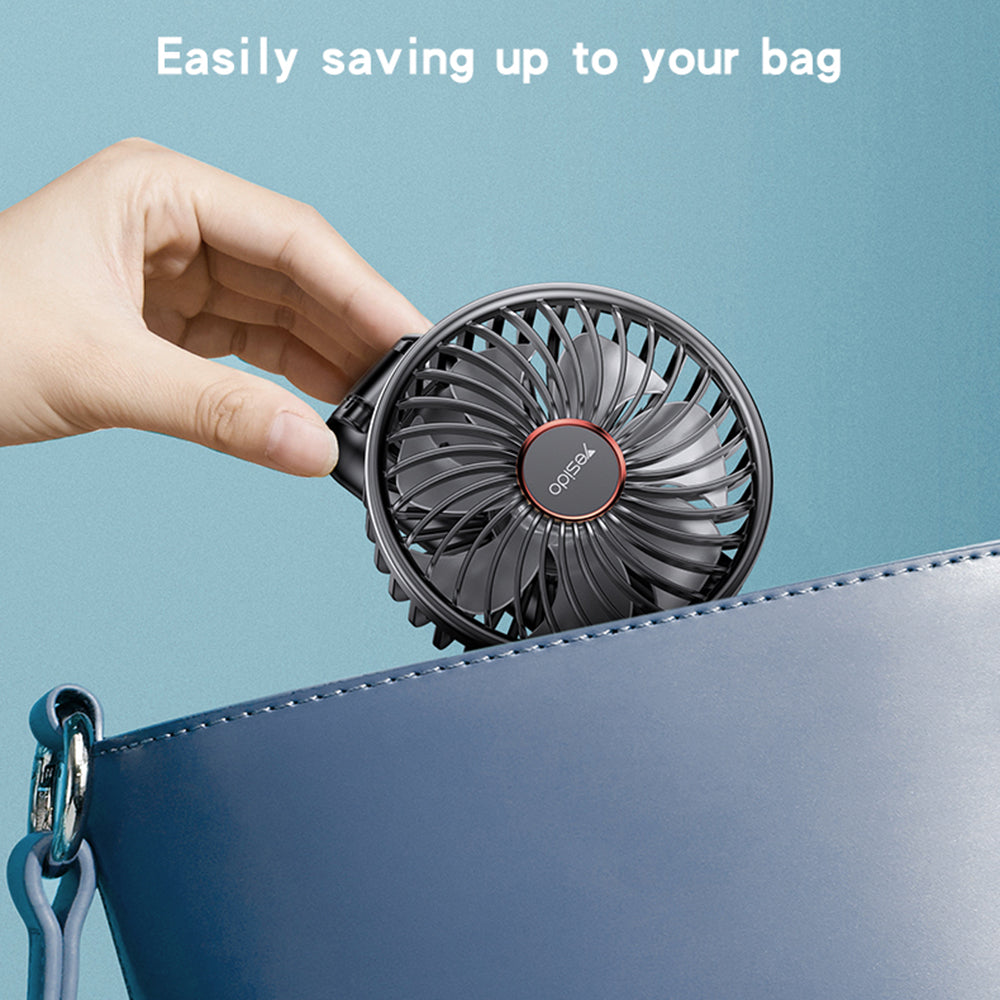 Ventilador Portátil Yesido YF10, Negro